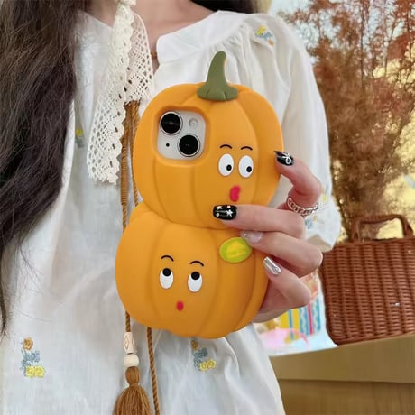 S74942 パンプキンフェイス iPhoneケース
