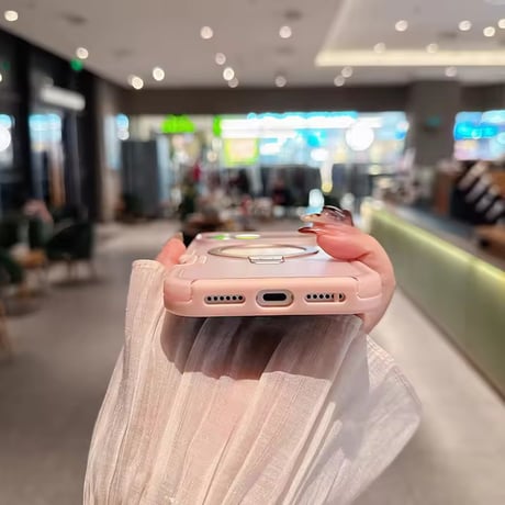 K23077 リングスタンド付きiPhoneケース