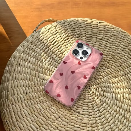 S74319 ぷかぷかハートのiPhoneケース