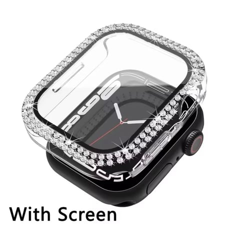 N00140 キラキラフレーム Apple Watchカバー
