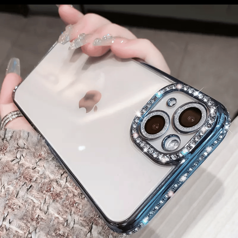 Happy (^。^)ページ L61376 Sparkle Frame Clear Case （スパークルフレームクリア