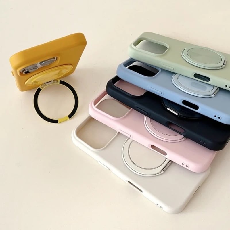 K22805 カラフルリングスタンド iPhoneケース | nanomita