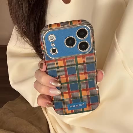 S75402 クラシックチェック iPhoneケース