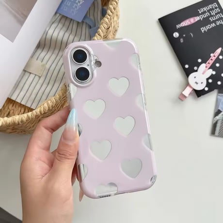 S75638 ハートホールポップ iPhoneケース