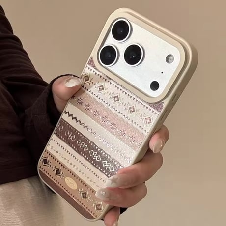 S75626 ボヘミアンライン iPhoneケース