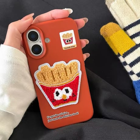 S74469 ふわもこスナックiPhoneケース