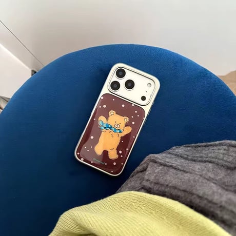S75560 マフラーベアドット iPhoneケース