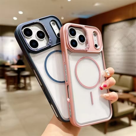 L62338 メタリックフレーム MagSafe対応 iPhoneケース