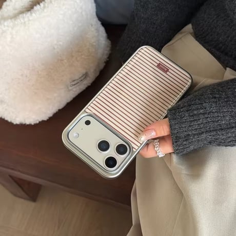 S75217 ミニマルストライプ iPhoneケース