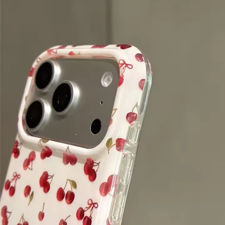 S75563 チェリードットガーリー iPhoneケース