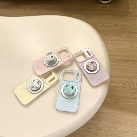K23091 ジュエルビジューグリップiPhoneケース