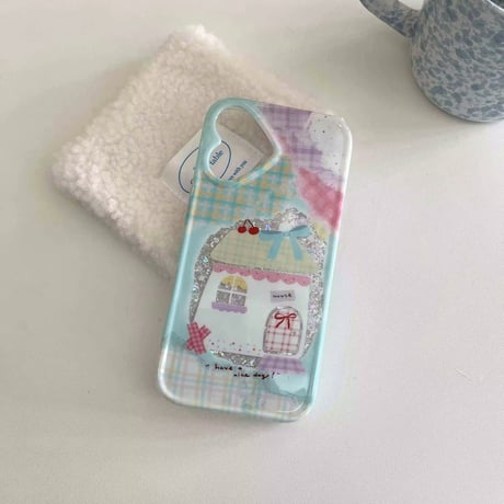 K22679 チェリースイートハウス iPhoneケース