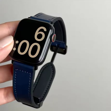 N00193 クラシックレザールック Apple Watchバンド