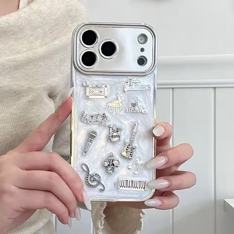 S75395 ミュージックチャームiPhoneケース