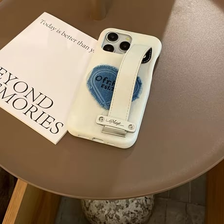 K22610 パリラベルハンドストラップ iPhoneケース