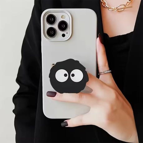 P0356 キュート目玉キャラスマホグリップ
