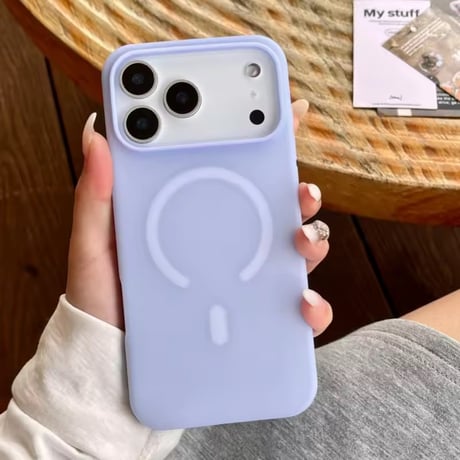 S75426 ふんわりマットカラー MagSafe対応iPhoneケース