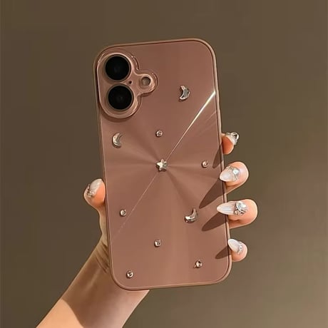 S74236 月と星のキラキラiPhoneケース