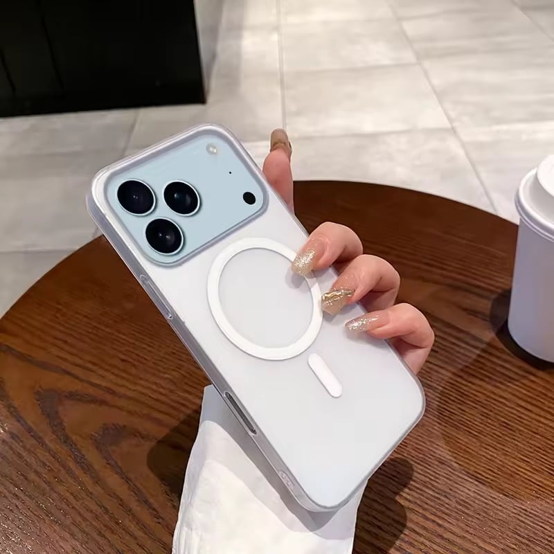 L62278 くすみカラーのマットMagSafe対応iPhoneケース | nanomita