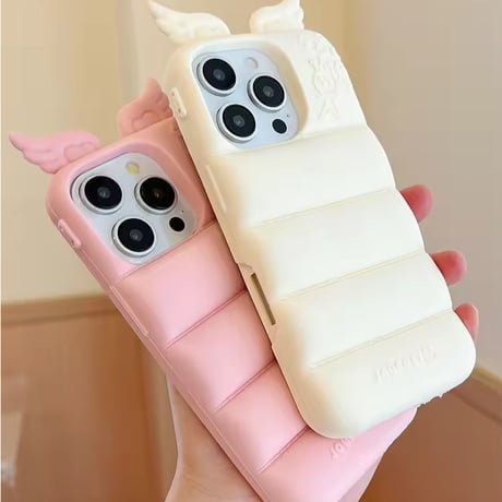 S74699 Angel Wing Puffy iPhoneCase