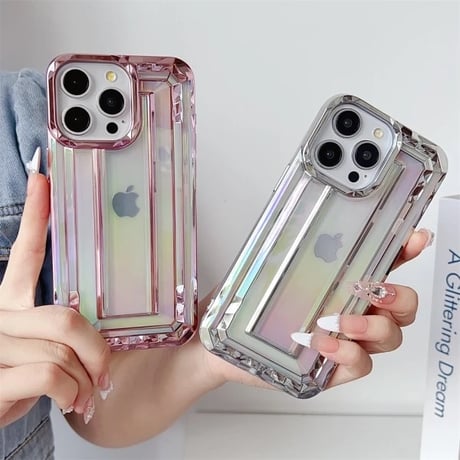 L26169 ジュエルエッジグリッターiPhoneケース