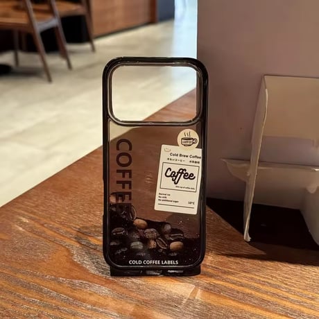 S75600 シャカシャカコーヒービーンズ iPhoneケース