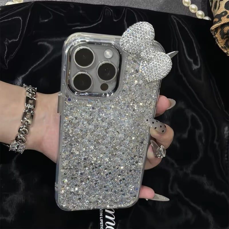 S74434 ジュエリーリボングリッター iPhoneケース | nanomita