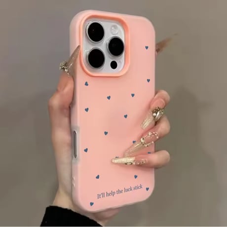 S75377 ミニハートドットiPhoneケース