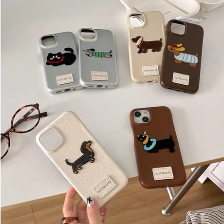 Animal patch 11patterns iPhone case  S74213