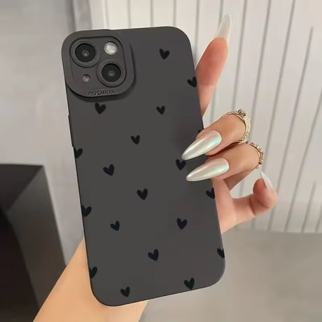 S74765 ちびハートドット iPhoneケース