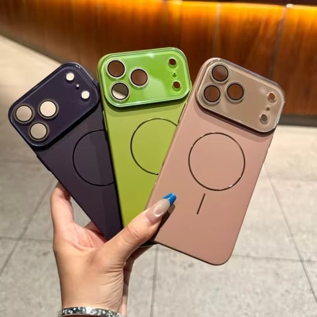 【即納商品】S75244 シンプルカラー MagSafe対応iPhoneケース