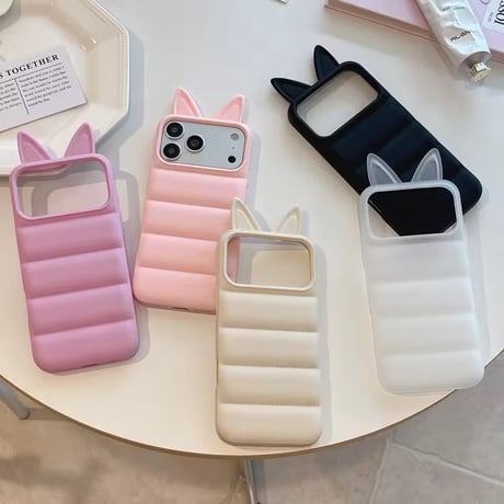 S75513 ねこみみダウンiPhoneケース