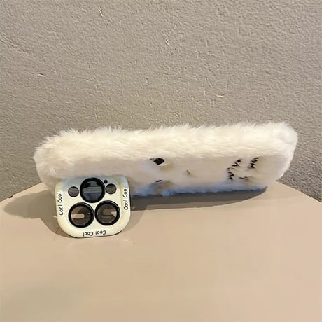 S74201 ふわもこ怒りんぼフェイス iPhoneケース