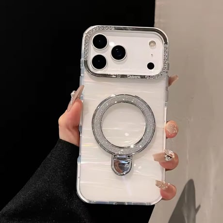 K22951 スパークルリンググリッター iPhoneケース（MagSafe対応）