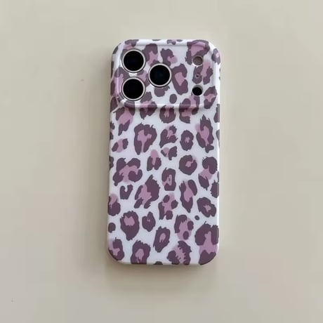 S75583 モカレオパードiPhoneケース