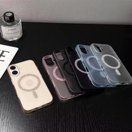 S74444 グリッターリング MagSafe対応 iPhoneケース