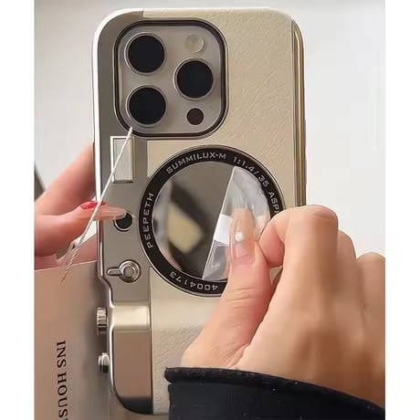 S75006 ヴィンテージカメラ風 iPhoneケース