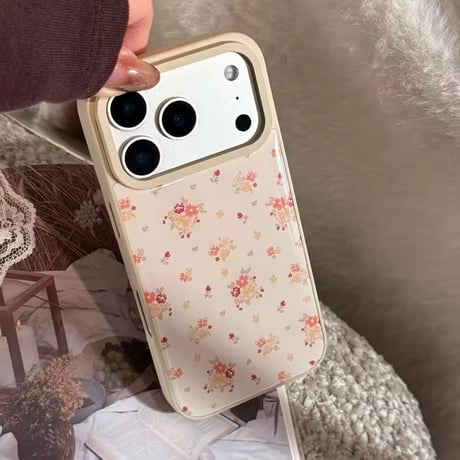S75397 アンティークフラワー ミニブーケiPhoneケース