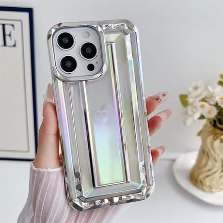L26169 ジュエルエッジグリッターiPhoneケース