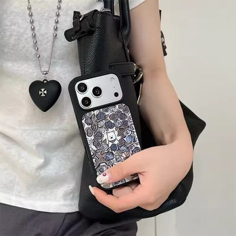 S75586 ローズパピーiPhoneケース