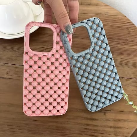S74780 ぷっくりマカロン立体iPhoneケース