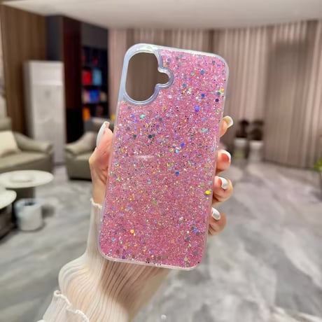 S75433 きらめきグリッター iPhoneケース