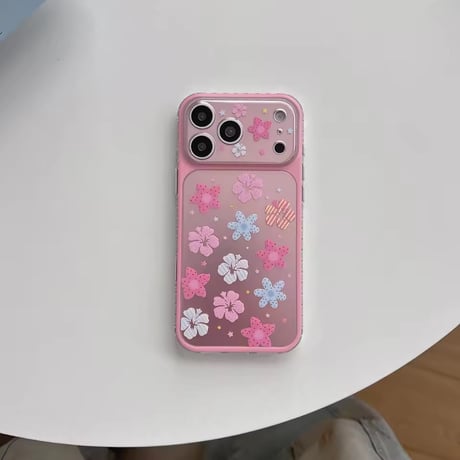 S75637 カラフルフラワーガーデン iPhoneケース