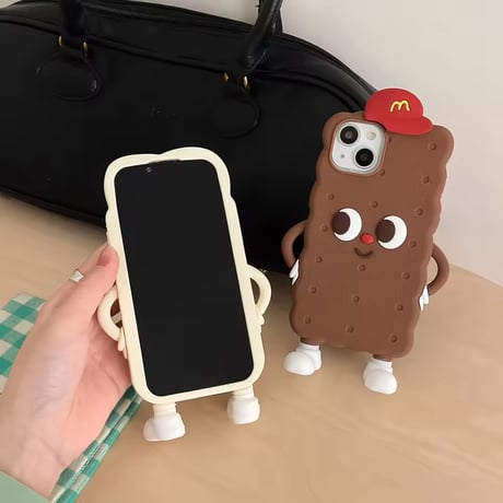 S75396 にこにこビスケット 立体iPhoneケース