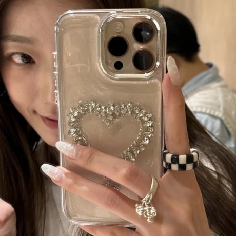 L62266 ジュエリーハート iPhoneケース