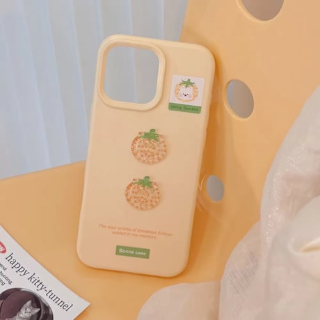 S74673 ストロベリーチェックiPhoneケース