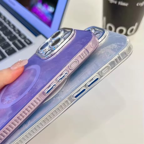 S74747 ホログラムパール マグネット対応 iPhoneケース