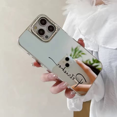 K23016 ネームロゴミラーiPhoneケース