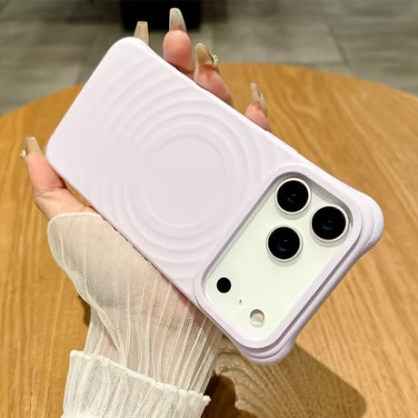 S75008 MagSafe対応 波紋デザイン iPhoneケース