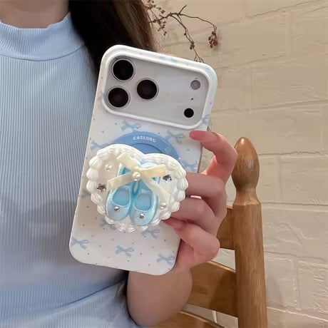 K23175 バレエシューズ MagSafeグリップ付きiPhoneケース